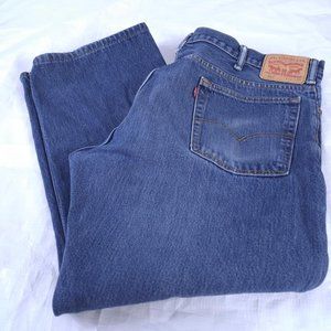 517 Jeans Men’s 42x30 42 x 30 Blue Jeans Red Tab Denim Whiskered